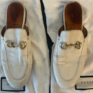 Princetown horsebit-detailed leather slippers size IT 37